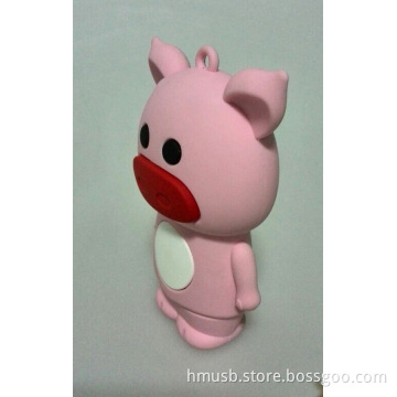 promotion gift portable external power bank by pink cute pig shaped